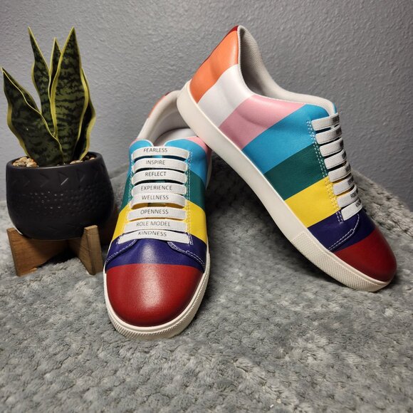 Katy Perry The Firework Sneaker - Rainbow Colors - Size 8 ***PRICE IS FIRM*** - Picture 4 of 11